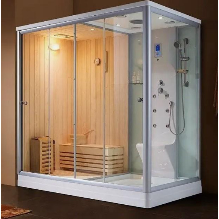 Гидромассажный бокс с сауной Golston G-U881 White (левый или правый) 2200х1200х2200 мм