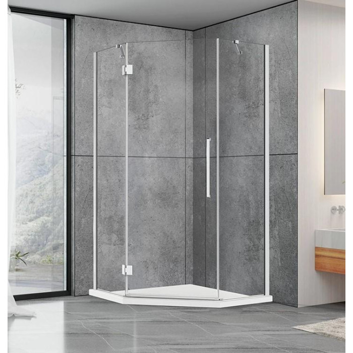 Душевая кабина Dusel A-715 90x90x190 тонированное 571593