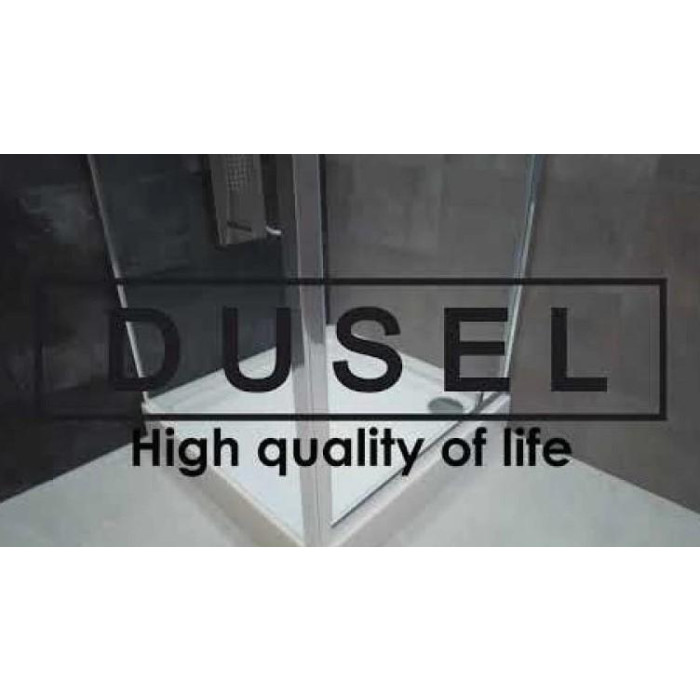 Душевая кабина Dusel А-516, 100х100х190, дверь распашная, тонированное стекло - фото 12