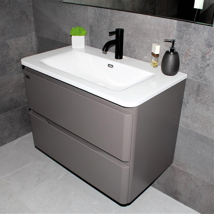 Тумба з раковиною REXON Camelia RX195DG/100 Dark Grey 19510D - фото 1