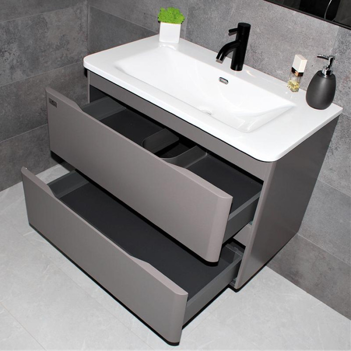 Тумба з раковиною REXON Camelia RX195DG/100 Dark Grey 19510D - фото 4