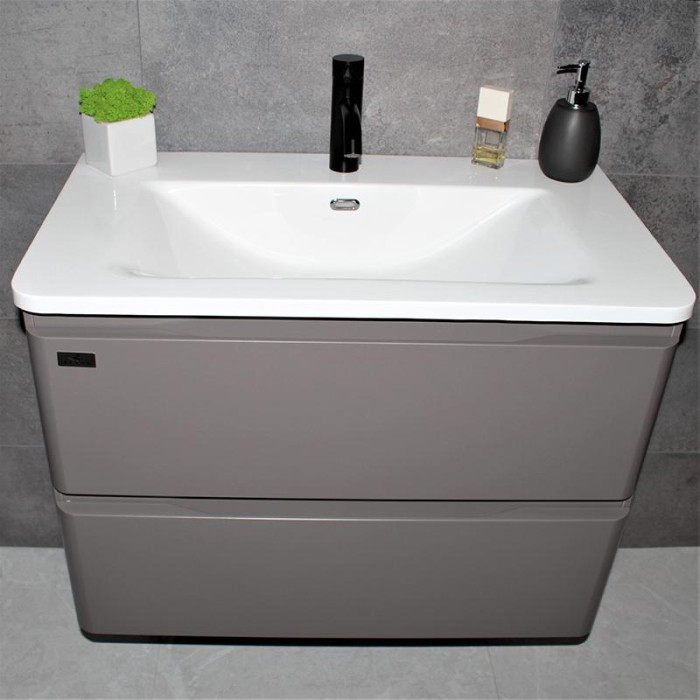 Тумба з раковиною REXON Camelia RX195DG/100 Dark Grey 19510D - фото 6