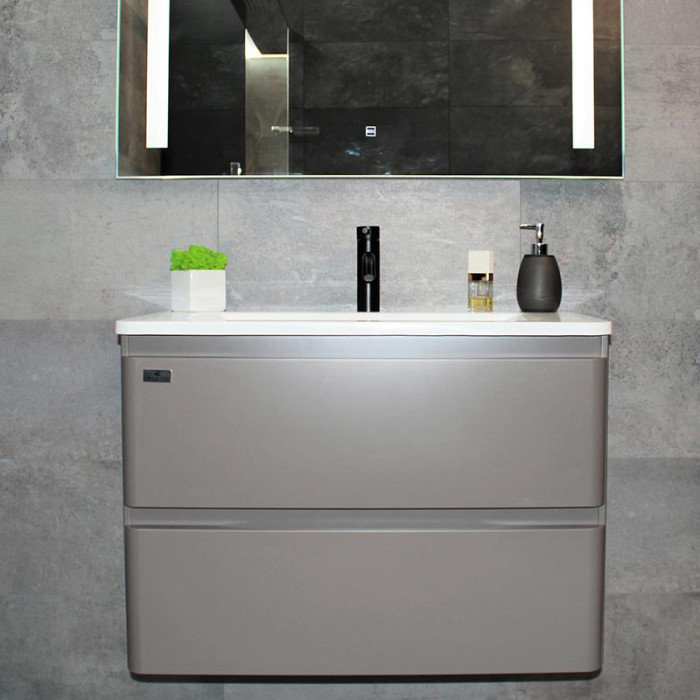 Тумба з раковиною REXON Camelia RX195DG/100 Dark Grey 19510D - фото 8