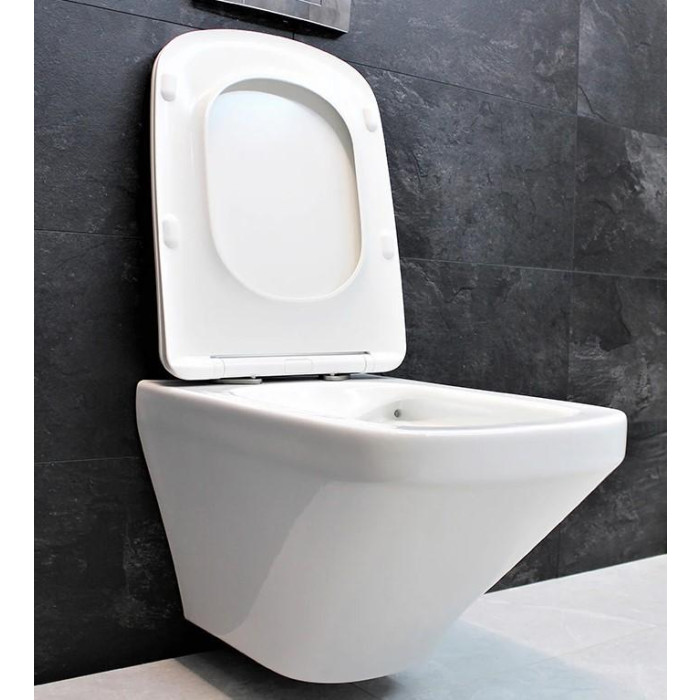 Унітаз DUSEL LEXI підвісний DWHT10201330 із сидінням Soft Close дюропласт - фото 11