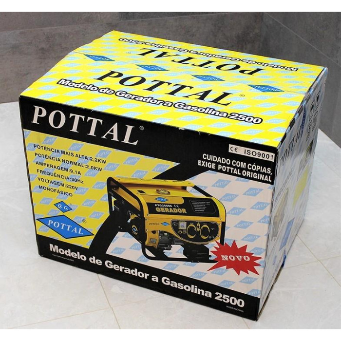 Генератор професійний (бензогенератор) Pottal PTG2500E 2,2 кВт - фото 9