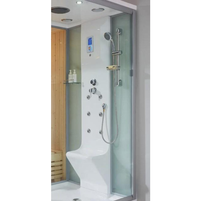 Гидромассажный бокс с сауной Golston G-U881 White (левый или правый) 2200х1200х2200 мм - фото 5