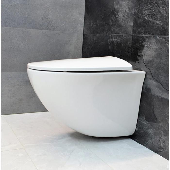 Інсталяція GROHE Rapid SL 38772001+ Унітаз підвісний DUSEL SENTIA+ Сидіння + Панель змиву (928810) - фото 11