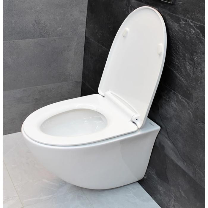 Інсталяція GROHE Rapid SL 38772001+ Унітаз підвісний DUSEL SENTIA+ Сидіння + Панель змиву (928810) - фото 13