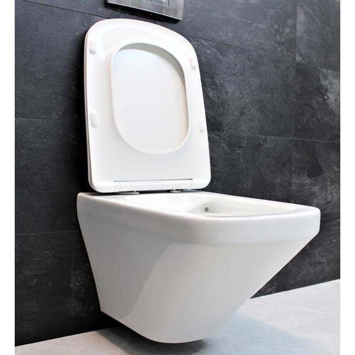 Інсталяція GROHE Rapid SL 38772001+ Унітаз підвісний DUSEL LEXI DWHT10201330+ Сидіння + Панель (928808) - фото 10