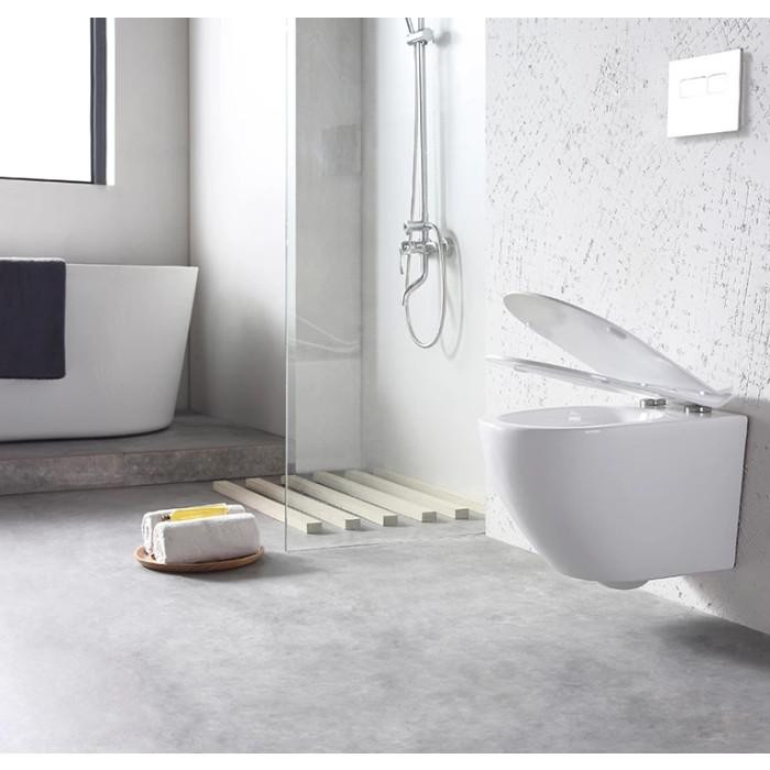 Інсталяція GROHE Rapid SL 38772001+ Унітаз підвісний DUSEL LEVITA + Сидіння + Панель змиву (928807) - фото 3