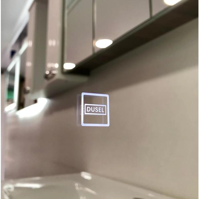 Дзеркало DUSEL LED DE-M0065D Black 90смх70см сенсорне включення + підігрів - фото 1