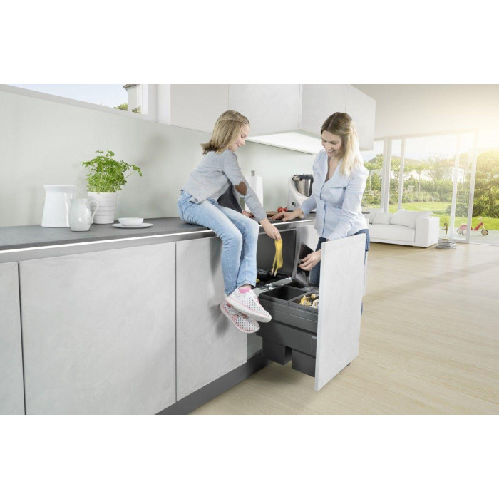 Вбудована система сортування сміття HAILO AS Cargo Synchro 600 54 л (3608631) - фото 5