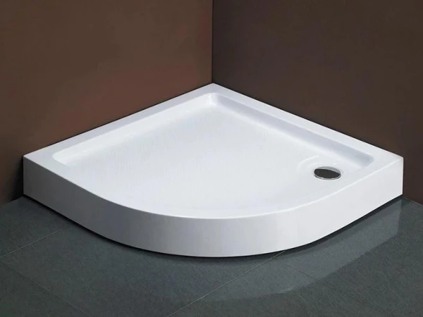 Душовий піддон напівкруглий (100х100х13,5 см) Dusel D202 - фото 1