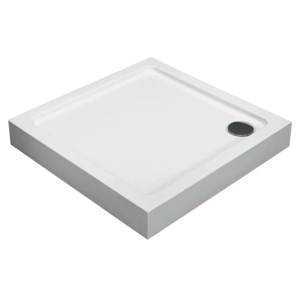 Душовий піддон Dusel D102 квадратний, 80x80x13,5 см - фото 4