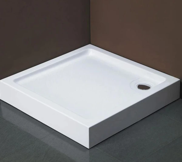 Душовий піддон Dusel D102 квадратний, 80x80x13,5 см - фото 5