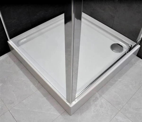 Душовий піддон квадратний (100х100х13,5 см) Dusel D102 - фото 3