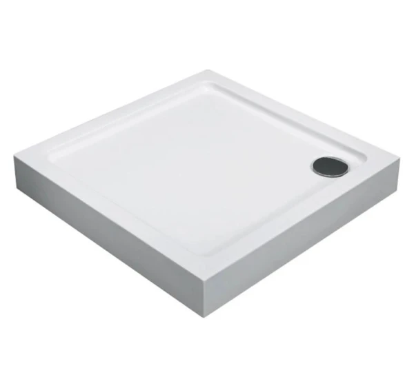 Душовий піддон квадратний (100х100х13,5 см) Dusel D102 - фото 0