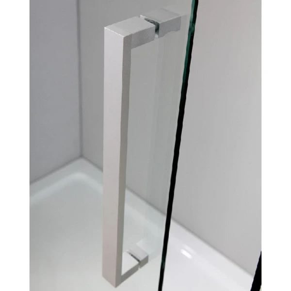 Душова кабіна Dusel A-1104, 100х100х190, прозоре скло 8 мм, двері розпашні - фото 3