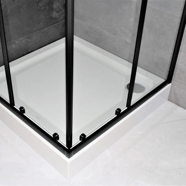 Душова кабіна Dusel EF-184B Black Matt 900x900x1900 мм - фото 9