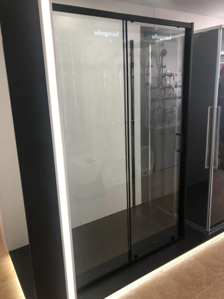 Душова кабіна Dusel EF-185B + EF181B Black Matt 1200x900x1900 - фото 4