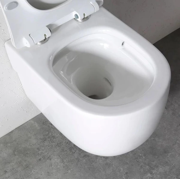 Унітаз безободковый підвісний DUSEL VORTEX без бачка DWHT10201230R з сидінням Soft Close дюропластів, 812301 - фото 2