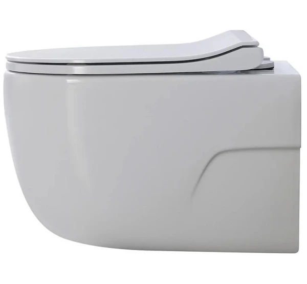 Унітаз безободковый підвісний DUSEL VORTEX без бачка DWHT10201230R з сидінням Soft Close дюропластів, 812301 - фото 4