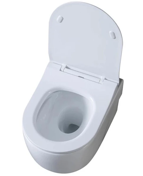 Унітаз безободковый підвісний DUSEL VORTEX без бачка DWHT10201230R з сидінням Soft Close дюропластів, 812301 - фото 5