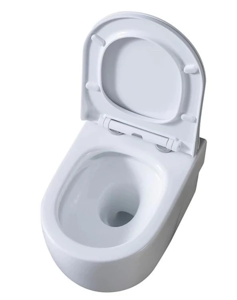 Унітаз безободковый підвісний DUSEL VORTEX без бачка DWHT10201230R з сидінням Soft Close дюропластів, 812301 - фото 6