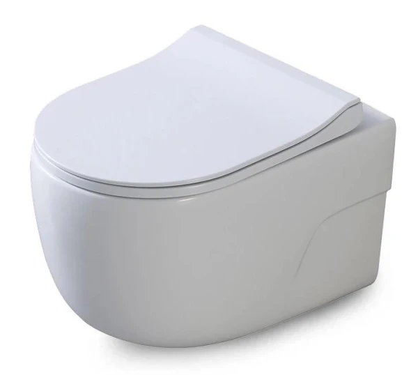 Унітаз безободковый підвісний DUSEL VORTEX без бачка DWHT10201230R з сидінням Soft Close дюропластів, 812301 - фото 0