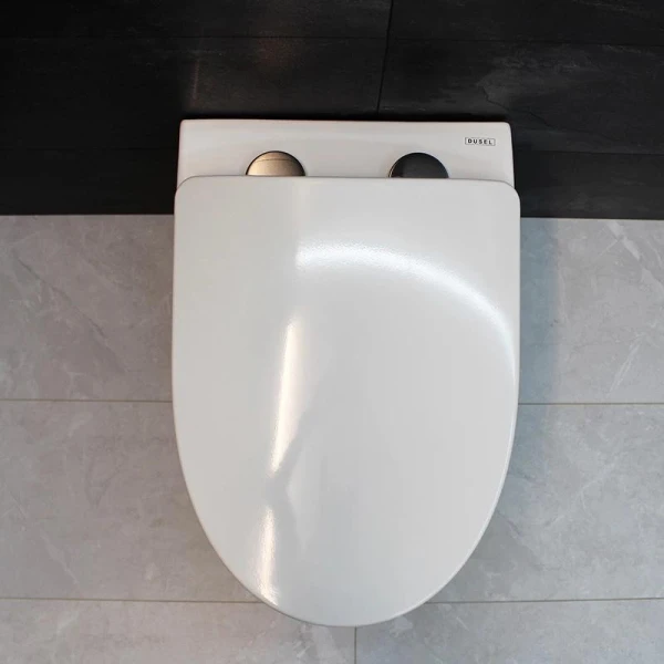 Унітаз підвісний безободковый DUSEL SENTIA DWHT10201630R без бачка з сидінням Soft Close дюропластів, 816301 - фото 6