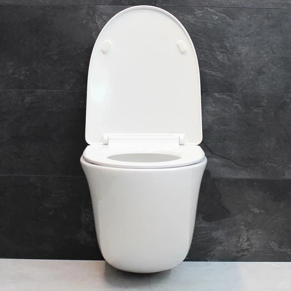 Унітаз підвісний безободковый DUSEL SENTIA DWHT10201630R без бачка з сидінням Soft Close дюропластів, 816301 - фото 8