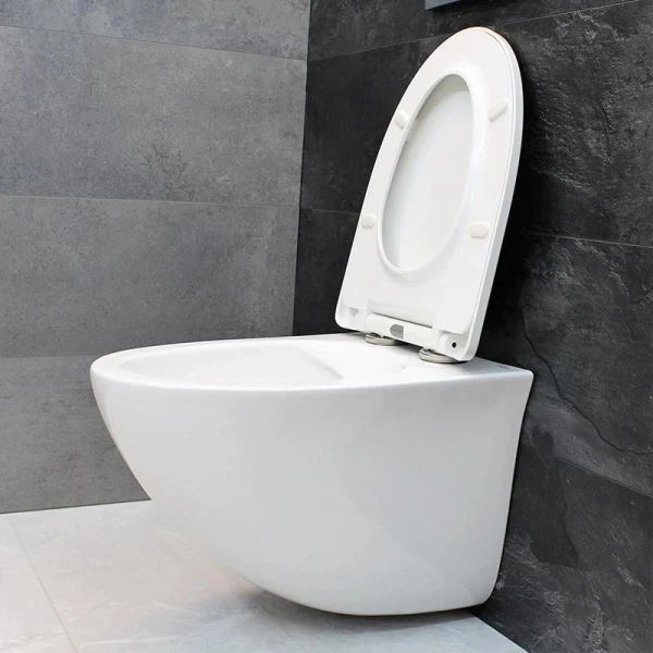 Унітаз підвісний безободковый DUSEL SENTIA DWHT10201630R без бачка з сидінням Soft Close дюропластів, 816301 - фото 9