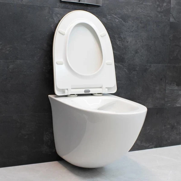 Унітаз підвісний безободковый DUSEL SENTIA DWHT10201630R без бачка з сидінням Soft Close дюропластів, 816301 - фото 10