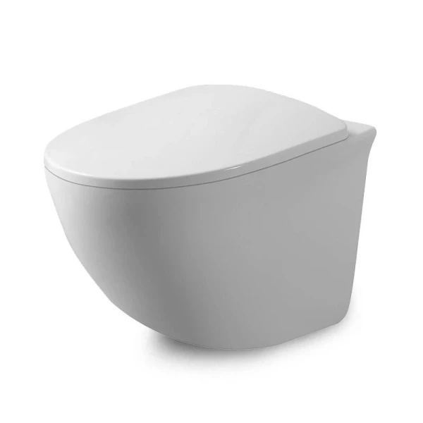 Унітаз підвісний безободковый DUSEL SENTIA DWHT10201630R без бачка з сидінням Soft Close дюропластів, 816301 - фото 0