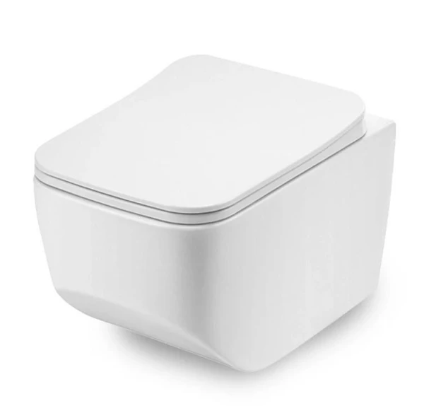 Унітаз DUSEL LUNAR підвісний DWHT10201530R з сидінням Soft Close дюропласт - фото 0