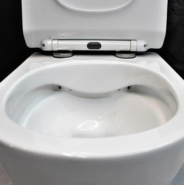 Унітаз безободковый підвісний DUSEL AREZ без бачка DWHT10210230R з сидінням Soft Close дюропластів, 802301 - фото 13