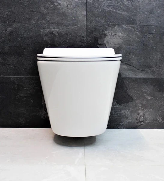 Унітаз безободковый підвісний DUSEL AREZ без бачка DWHT10210230R з сидінням Soft Close дюропластів, 802301 - фото 4