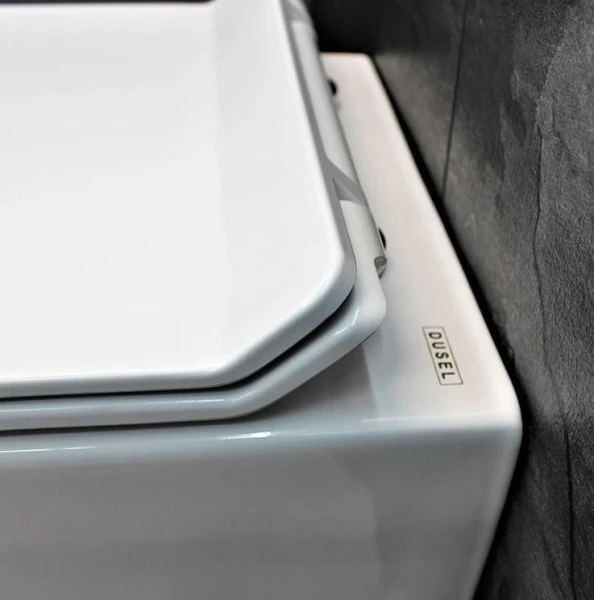 Унітаз безободковый підвісний DUSEL AREZ без бачка DWHT10210230R з сидінням Soft Close дюропластів, 802301 - фото 8