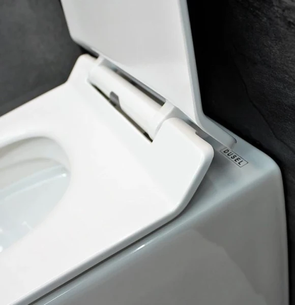 Унітаз безободковый підвісний DUSEL AREZ без бачка DWHT10210230R з сидінням Soft Close дюропластів, 802301 - фото 10