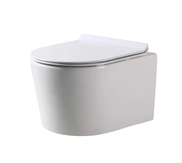 Унітаз безободковый підвісний DUSEL AREZ без бачка DWHT10210230R з сидінням Soft Close дюропластів, 802301 - фото 0