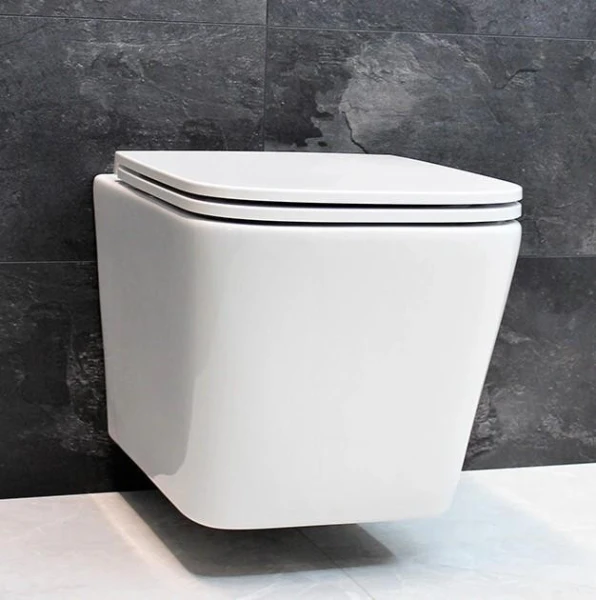 Унітаз безободковый підвісний DUSEL IVIA без бачка DWHT10210330R з сидінням Soft Close дюропластів, 803301 - фото 15