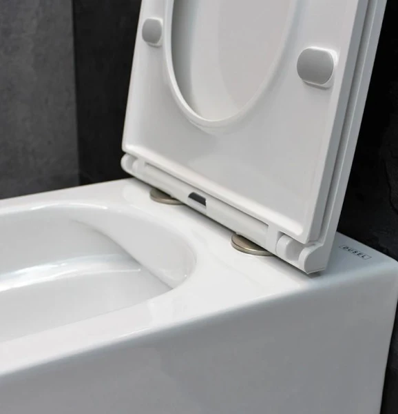 Унітаз безободковый підвісний DUSEL IVIA без бачка DWHT10210330R з сидінням Soft Close дюропластів, 803301 - фото 4