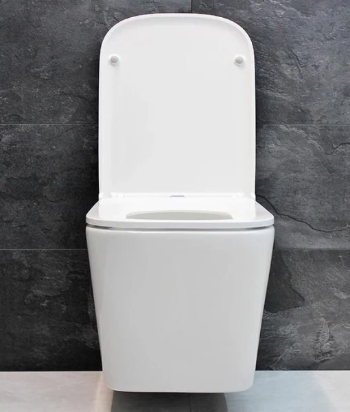 Унітаз безободковый підвісний DUSEL IVIA без бачка DWHT10210330R з сидінням Soft Close дюропластів, 803301 - фото 9