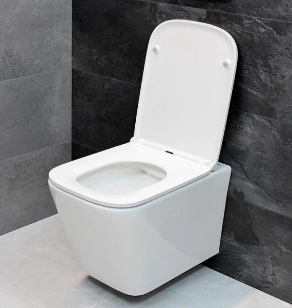 Унітаз безободковый підвісний DUSEL IVIA без бачка DWHT10210330R з сидінням Soft Close дюропластів, 803301 - фото 10