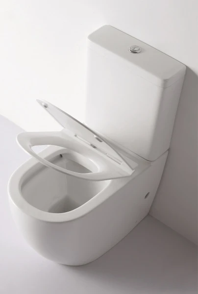 Унітаз-компакт DUSEL ARTI DTPT10210430R з бачком і сидінням Soft Close дюропласт - фото 1