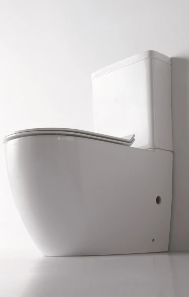 Унітаз-компакт DUSEL ARTI DTPT10210430R з бачком і сидінням Soft Close дюропласт - фото 3