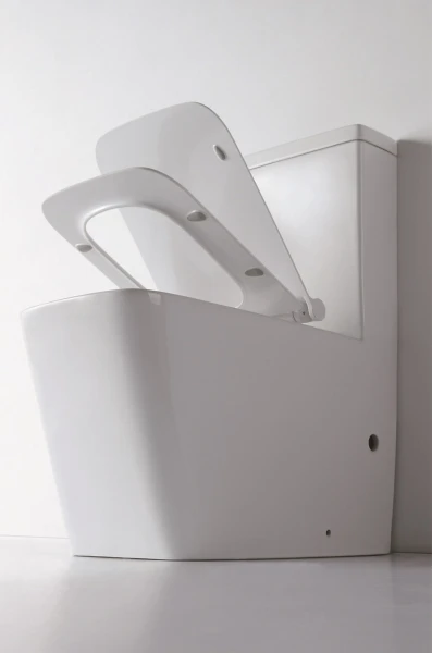 Унітаз-компакт DUSEL IVIA DTPT10210330R з бачком і сидінням Soft Close дюропласт - фото 2