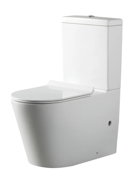 Унітаз-компакт DUSEL AREZ DTPT10210230R з бачком і сидінням Soft Close дюропласт - фото 0