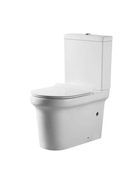 Унітаз-компакт DUSEL MOJO DTPT10210130R з бачком і сидінням Soft Close дюропласт - фото 0