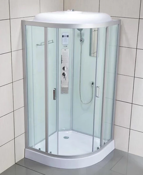 Душовий бокс Dusel DSC-DU511-90S з низьким піддоном і дахом - фото 2